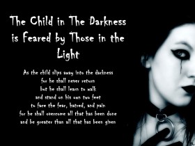 the child in darkness