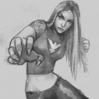 drawing marvel girl jean grey
