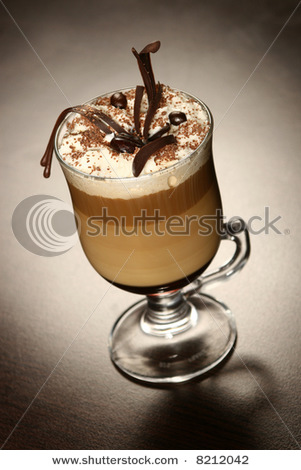 stock photo late coffee with chocolate 8212042