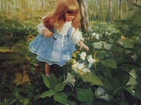 painting children kjb DonaldZolan 55EnchantedForest sm