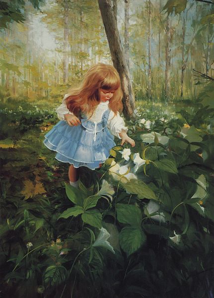 painting children kjb DonaldZolan 55EnchantedForest sm