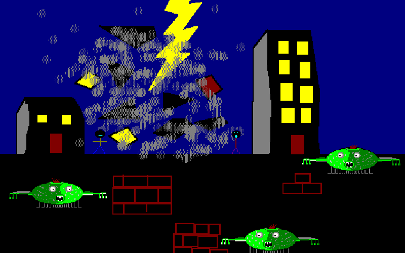 مخلوقات فضائية - رسومات أطفال