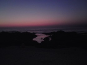 منظر الغروب