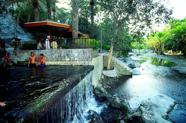 عيون قرية غلا.