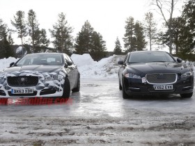 Jaguar XJ spyshot