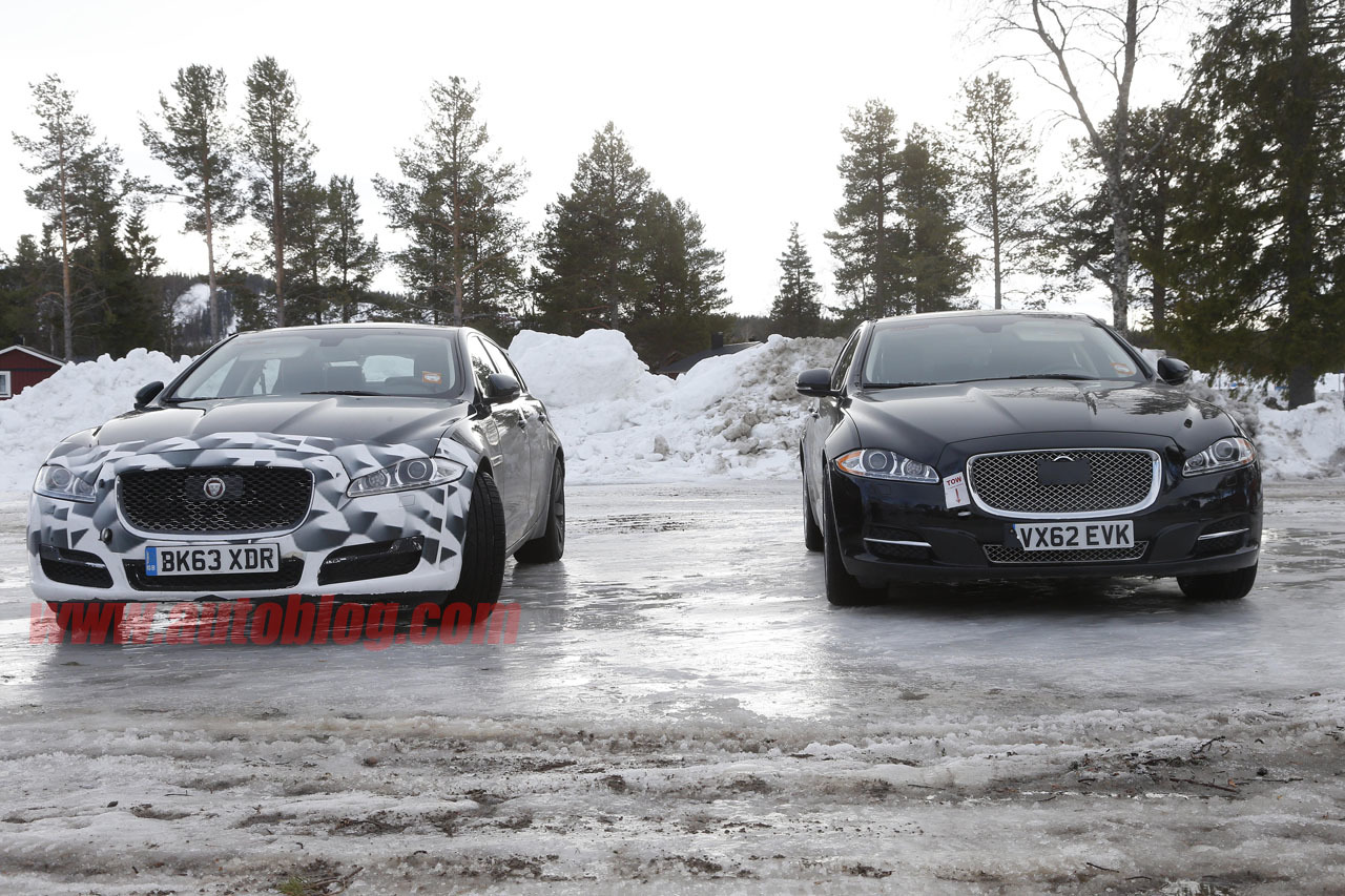 Jaguar XJ spyshot
