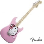 fender kitty pink guitar j