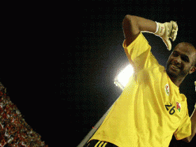 علي الحبسي لاعب المنتخب العماني