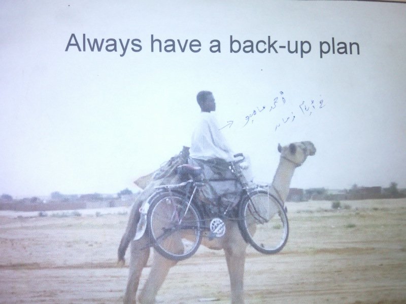 backup plan