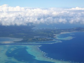 aerial view fiji islands