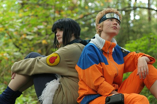 Naruto and Hinata by twinfools