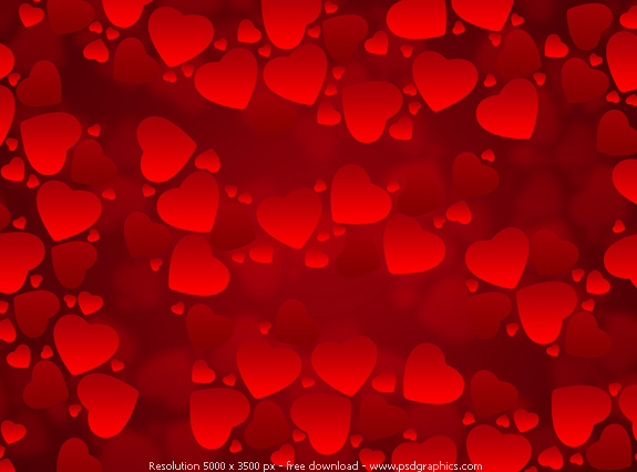 hearts background