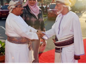زيارة السلطان قابوس لجامعة السلطان 18-12-2010