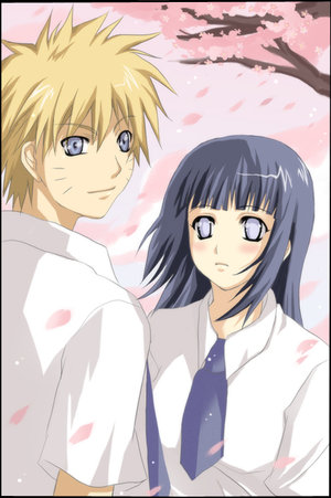 Naruto and Hinata schoolday by hyatt ayanami