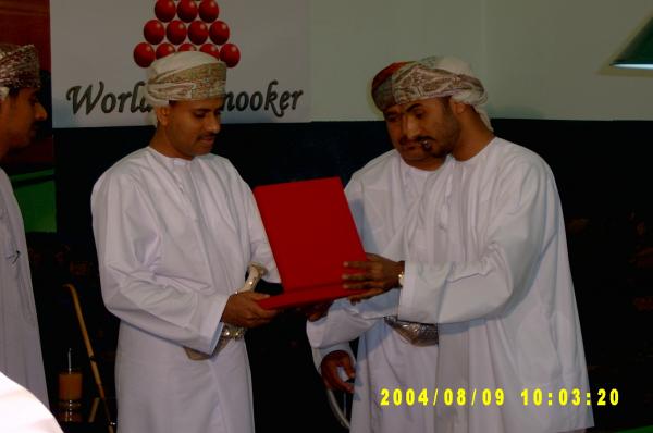 توزيع الجوائز سنوكر2004
