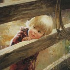 painting children kjb DonaldZolan 58RodeoGirl sm