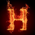 Fiery English Alphabet Letter H Wallpaper cdwgu