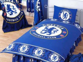 chelsea border crest duvet