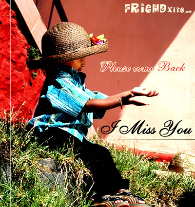 Miss you friendship card 3
