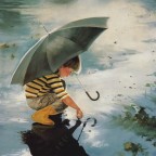 painting children childhood kjb DonaldZolan 06TouchingtheSky sm