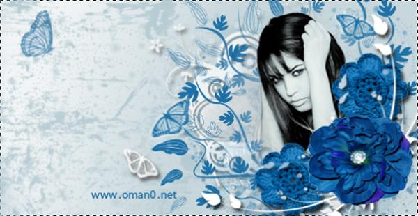 the blue flower