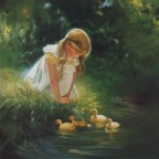 painting children childhood kjb DonaldZolan 14GoldenMoment sm