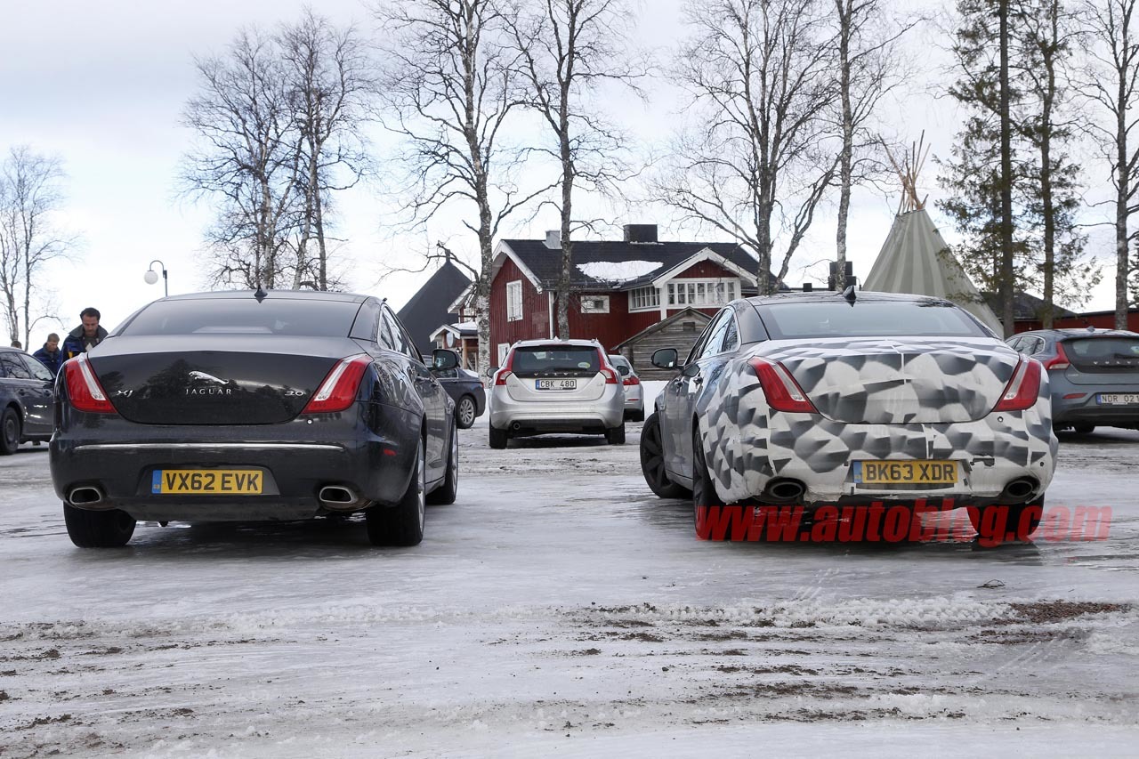 Jaguar XJ spyshot